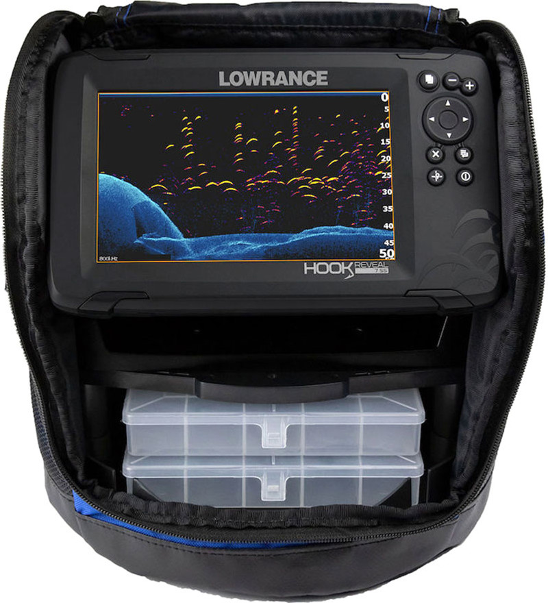 Lowrance Hook Reveal 5 SplitShot ROW IceMachine Black