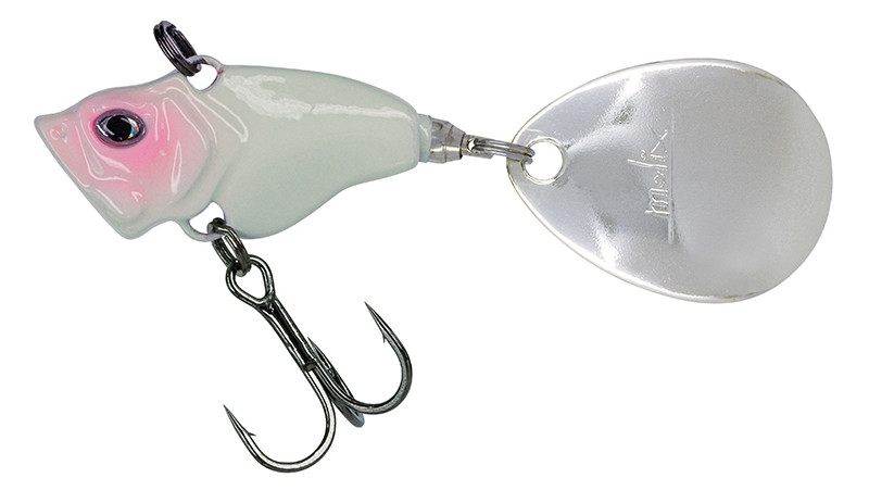 Molix Trago Spin Tail - 3/4oz - Pearl White - TackleDirect