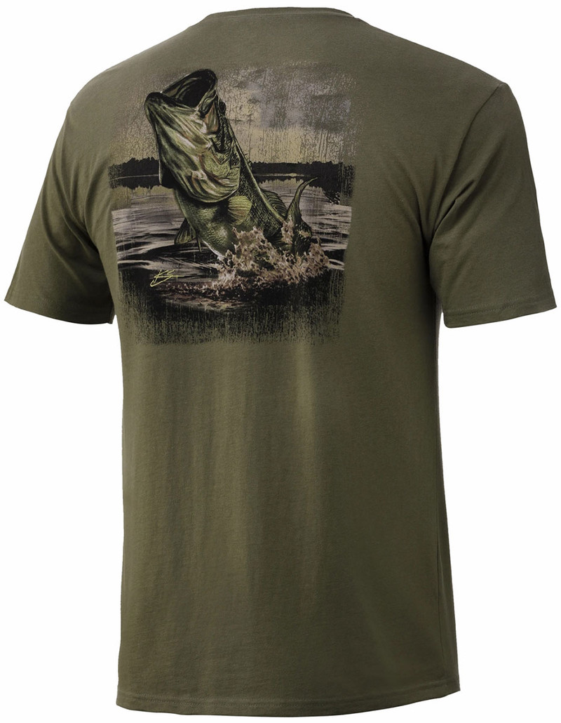 Huk Men's Pursuit Bass Camp Shirt