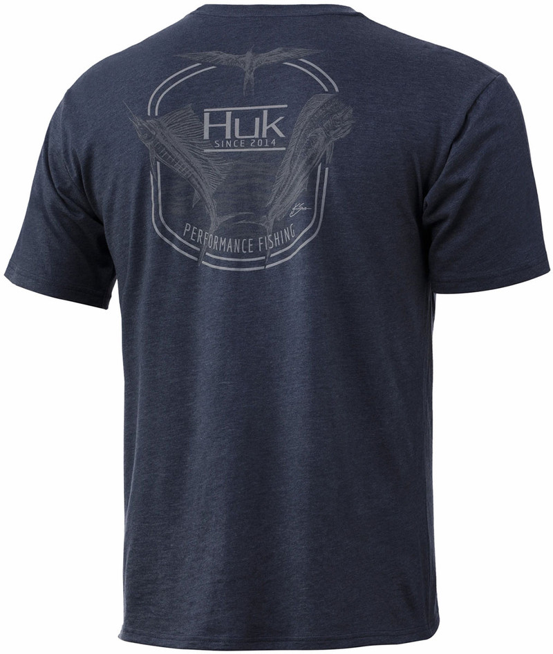 Huk KC Scott Liberty Offshore Short Sleeve T-Shirts - TackleDirect