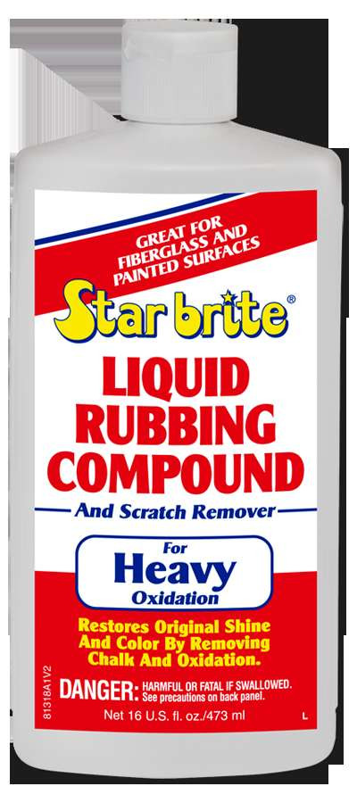 Star Brite Liquid Rubbing Compound For Heavy Oxidation TackleDirect