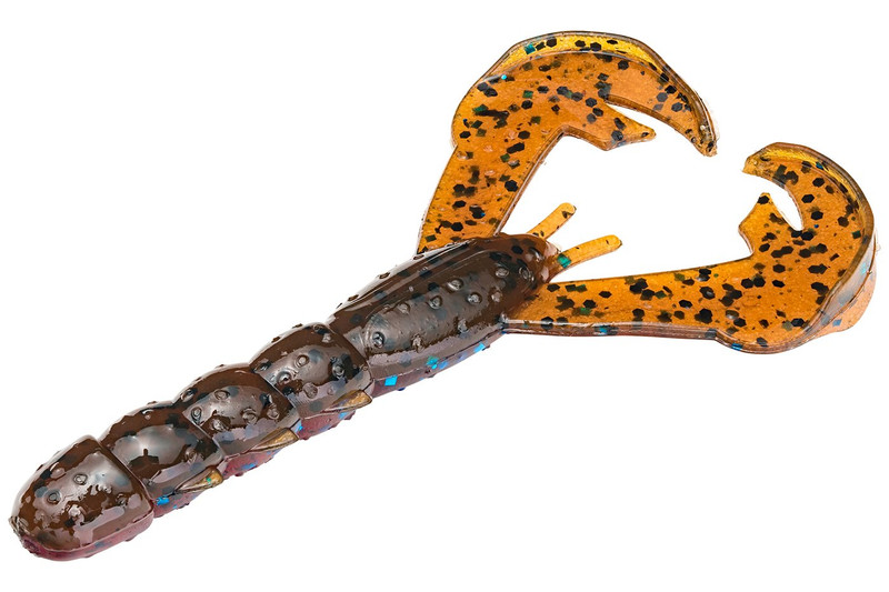 Strike King Rage Tail Baby Rage Craw Blue Craw 9-pk