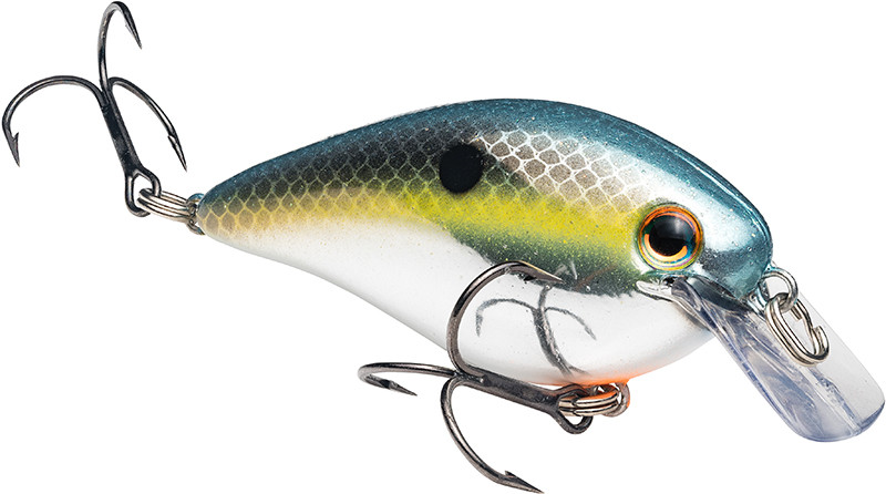 Strike King KVD 1.5 Squarebill - Chrome Sexy Shad - TackleDirect