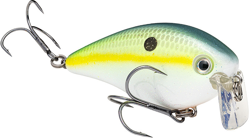 Strike King KVD 2.5 Wake Bait - Chartreuse Sexy Shad - TackleDirect