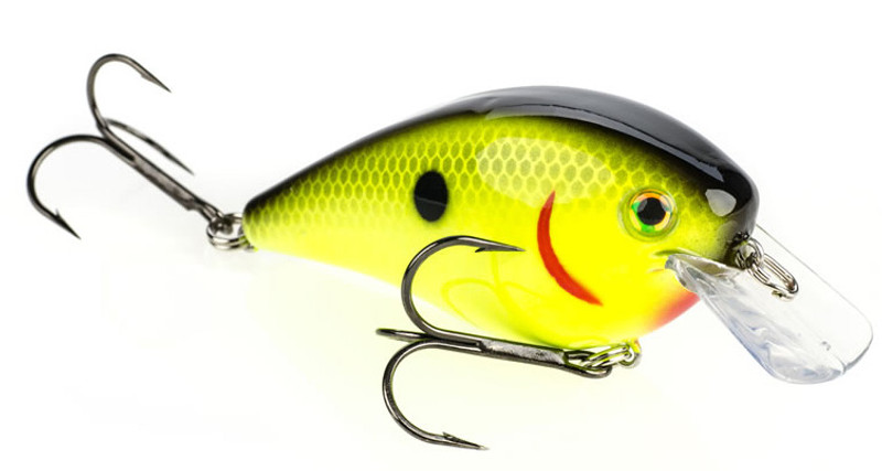 Strike King KVD Square Bill 2.5 Crankbait - Black Back Chartreuse