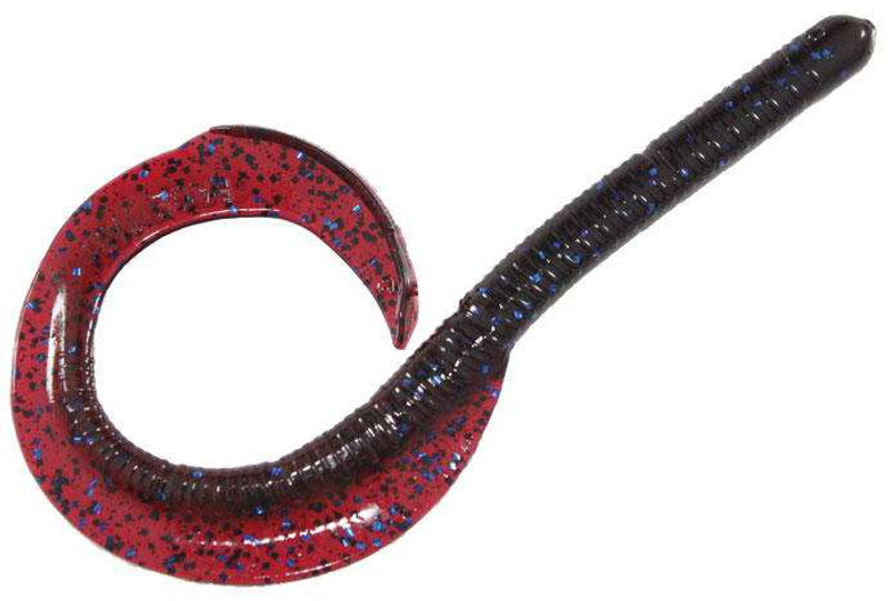 Strike King Rage Tail Anaconda - 7 inch - Blue Fleck - TackleDirect