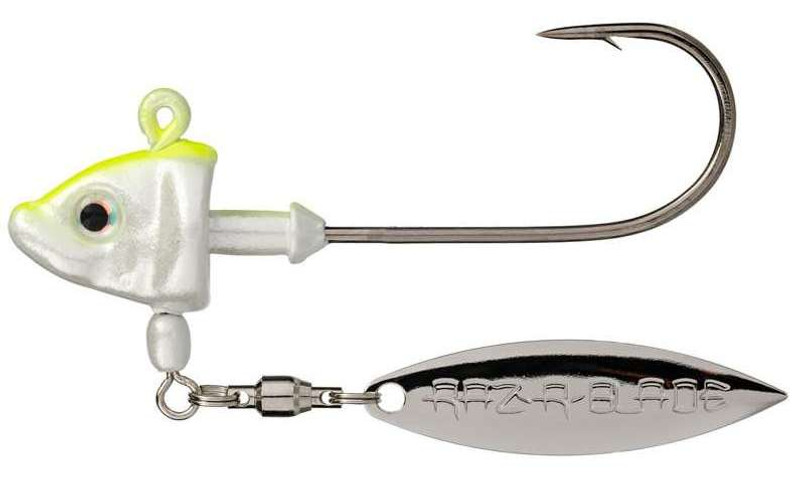 Strike King KVD Spinnerbaits Tandem Willow - 1/2 oz. - Chartreuse/White