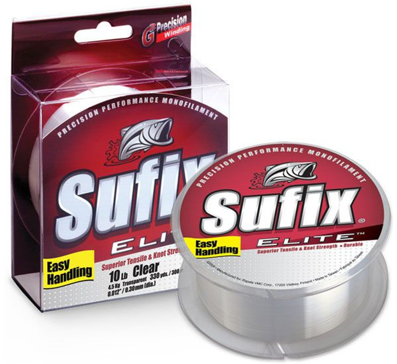 Sufix Superior 1-Pound Spool Size Fishing Line (Clear, 10-Pound)