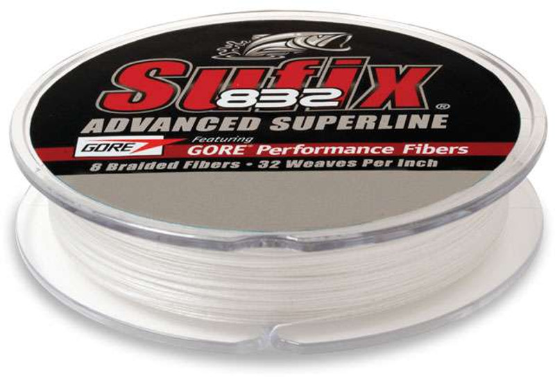 Sufix 832 Braid Fishing Line, Ghost, 40 lb, 600 yd