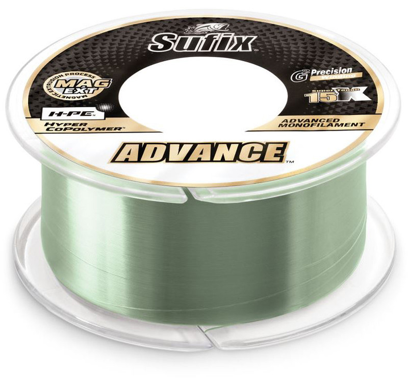 Sufix Advance Fluorocarbon Leader 20lb Line, Clear, 25 Yds