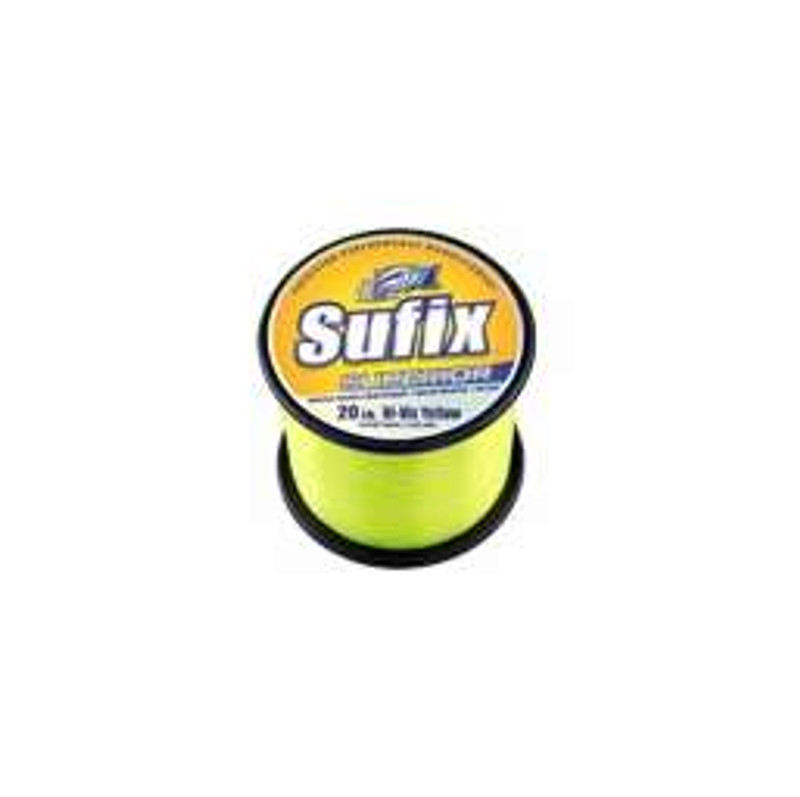 Sufix Superior 1/4lb Spool Hi-Vis Yellow - TackleDirect