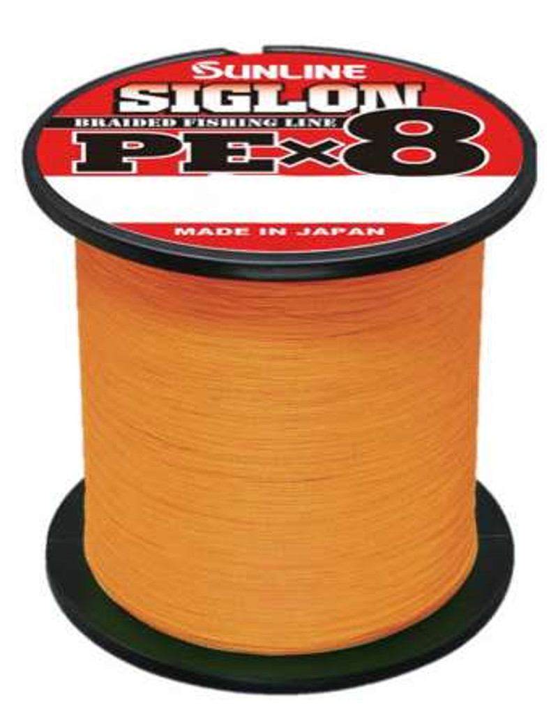 Sunline Siglon PEx8 Braided Fishing Line Orange 150m — Bait Master Fishing  and Tackle