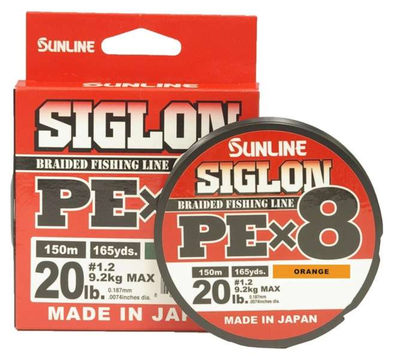 Buy Sunline Siglon PE x4 150m Light Green Braid Fishing Line #3lb Online