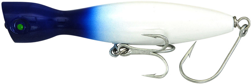 Super Strike PP4O Little Neck Popper - Floating - 034 Blue Head/White