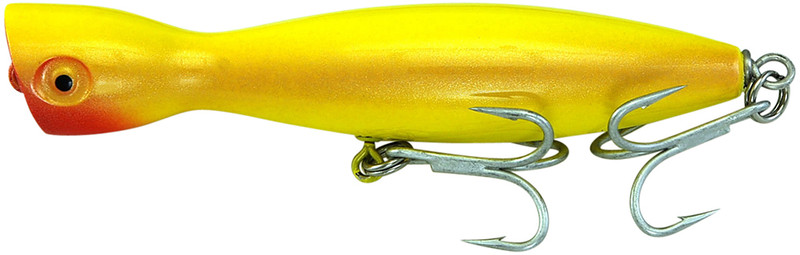 Super Strike Lures Little Neck Popper White Sink 5.25 2 3/8oz