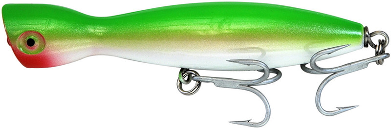 Super Strike PP6W Little Neck Popper - Neon Green - TackleDirect