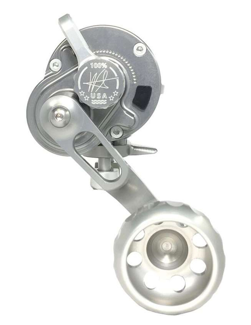 SEIGLER SGN SMALL GAME NARROW SPOOL LEVER DRAG REEL-RIGHT HAND -  SMOKE/SILVER  مؤسسة الاتحاد لبيع المعدات والأدوات البحرية