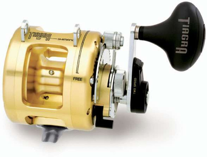 Used SHIMANO TIAGRA 80W 2-Speed Trolling Reel From Japan 