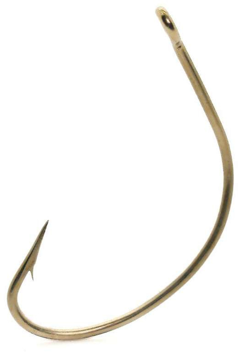 Mustad 3714 1 Hollow Point Wide Gap Hook - TackleDirect