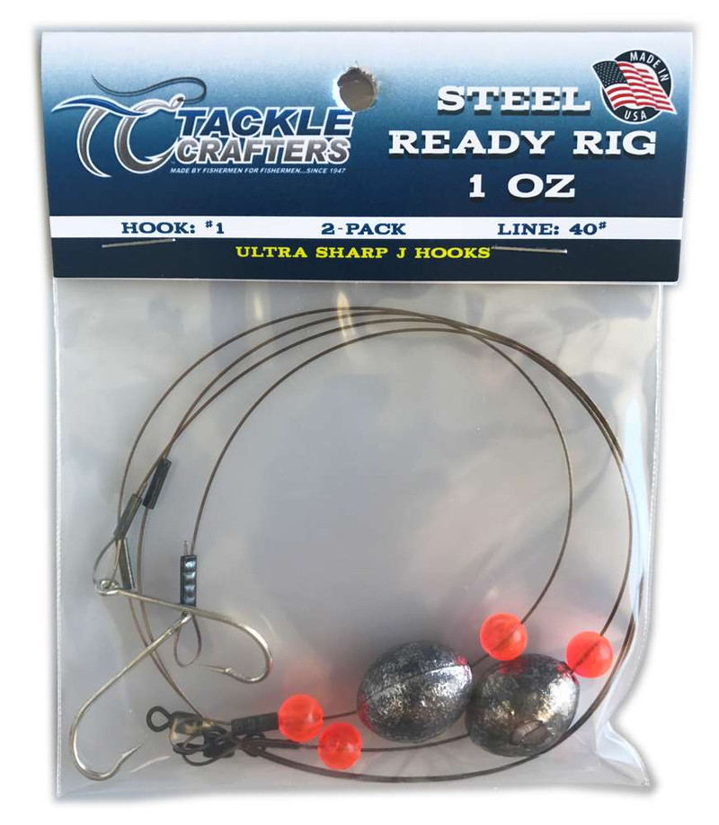 Tackle Crafters Steel Ready Rig 1 oz. - 2 pack - TackleDirect