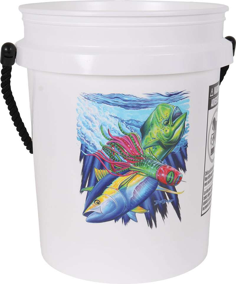 HUCK Performance Bucket - 5 Gallon - Black Ops - TackleDirect