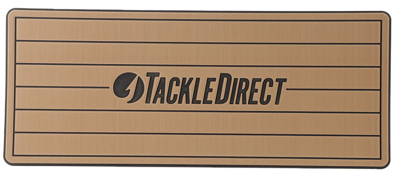 TackleDirect Seadek Helm Pad - Small - Mocha/Black Faux Teak - TackleDirect