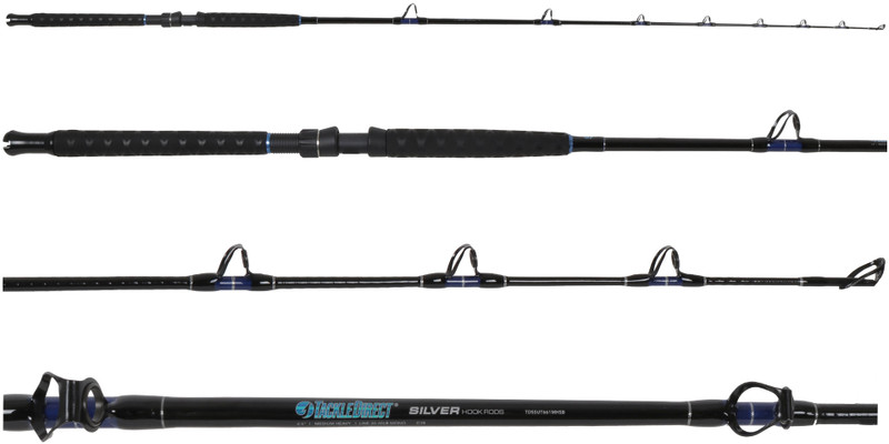 TackleDirect TDSSUT661MHSB Silver Hook Conventional Stand Up Rod