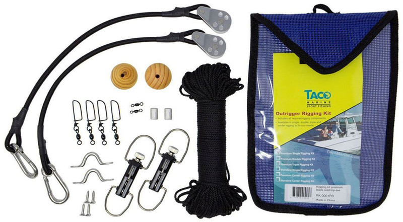 TACO Outrigger Premium Single Rigging Kit - RK-0001PB - TackleDirect