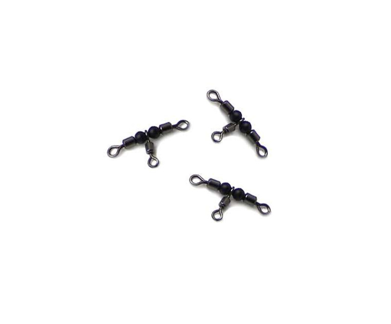 Thundermist Lures PS-T3-20 T-Turn 3 Way Swivel, Extra Small - 20 lbs