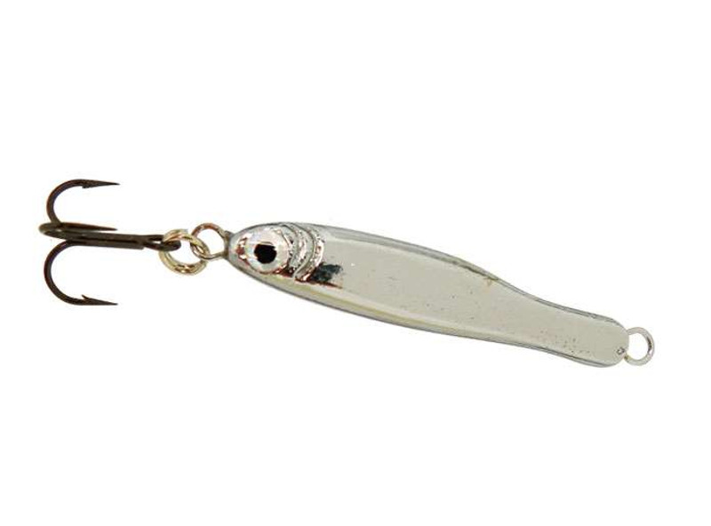 Thundermist Stingnose Jigging Spoon - Silver - 1/4 oz. - TackleDirect