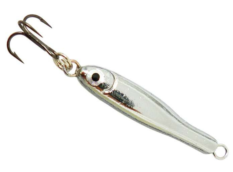 Thundermist Stingnose Jigging Spoon - Silver - 3/16 oz. - TackleDirect