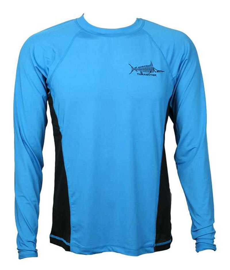 Tormenter SPF Basix Flounder Long Sleeve XL / Light Blue