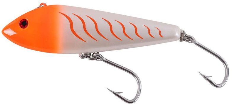 Trailblazer Trolling Lure - Large Orange Head/Pearl