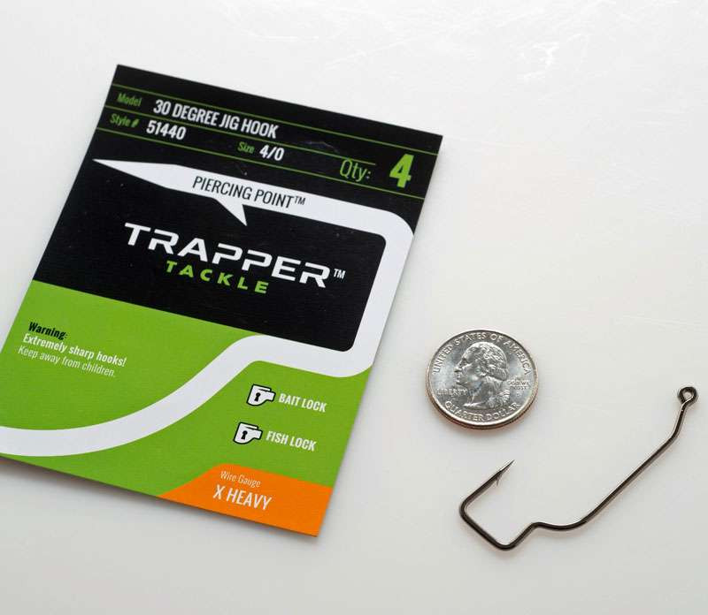 Trapper Tackle 30 Degree Jig Hook - TackleDirect