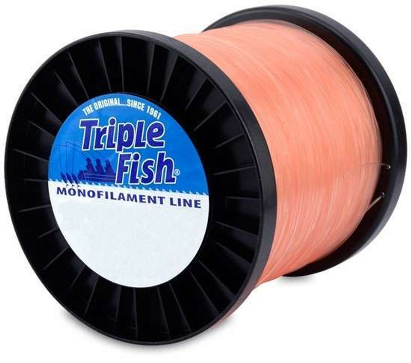 Triple Fish Monofilament Line - Pink - 2 lb. Spool - TackleDirect