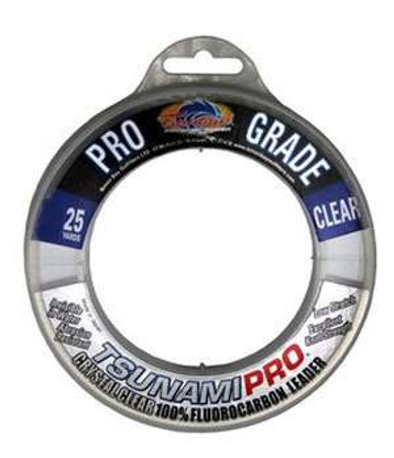 Tsunami TSF-3025 Fluorocarbon Leader Clear