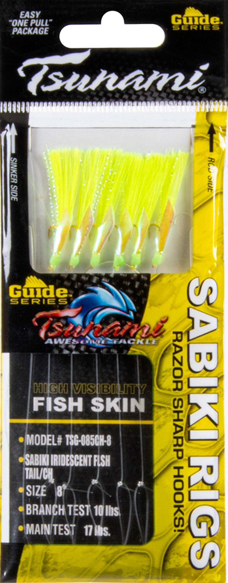 Tsunami Guide Series Flash Tail Sabiki Rig - Chart - 8 - TackleDirect