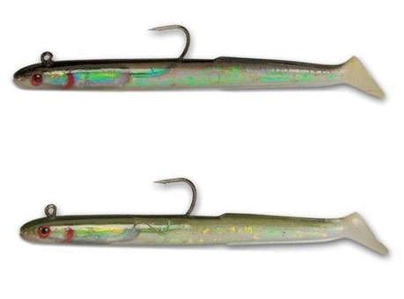 Tsunami HWE8-2 Holographic Sand Eel Lures - 8 in. - TackleDirect