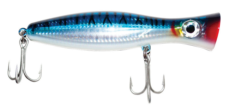 Atom Fishing Lure 214AT BS Atomizer Popper 2 1/4 oz Blue And Silver