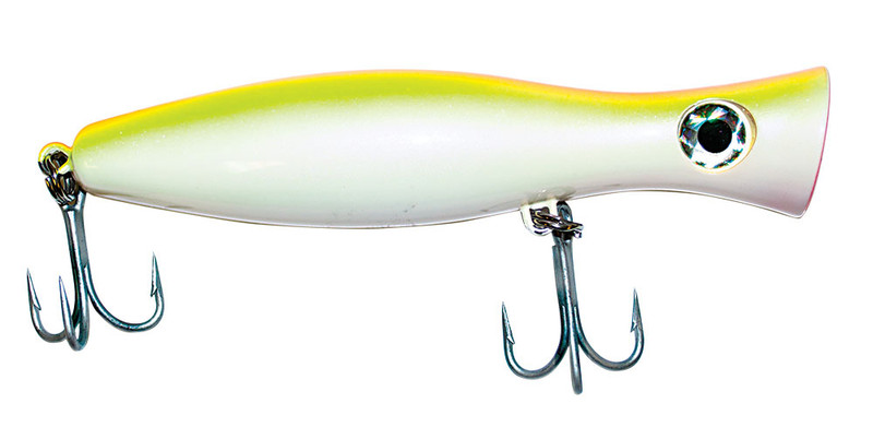 Tsunami Platinum Surface Blaster Lure - 3oz - Wonderbread - TackleDirect