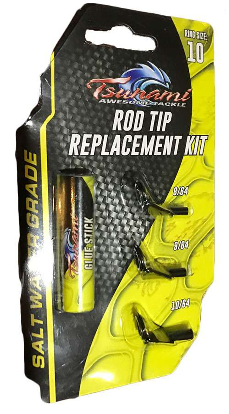 Boat Fishing Rod Guides Tip Repair Kit 10#-25# Big Jigging Sea Heavy Duty  Boat