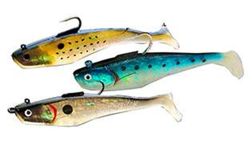 Tsunami Soft Bait Split Tail Minnow Lures - TackleDirect