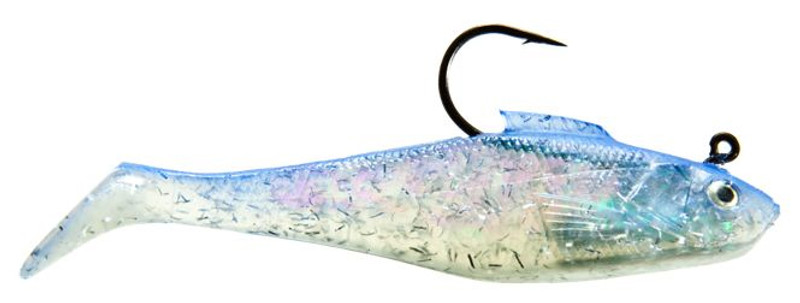 Holographic Swim Shad Soft Bait - 3 - Golden Bunker w/Spots - Ramsey  Outdoor