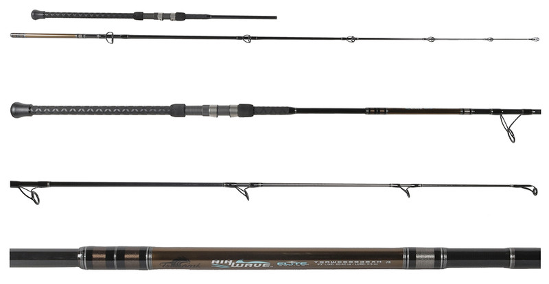 SURF FISHING for SHARKS!! The Surf Rods we use, Ocean Master, Tica and  Tsunami Airwave Elite 