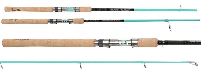 Tsunami Carbon Shield II Spinning Rods TackleDirect