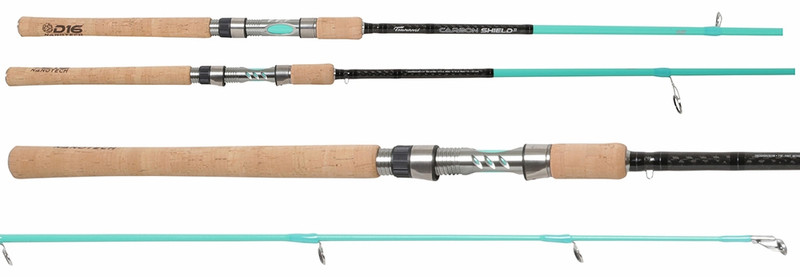 Tsunami Carbon Shield II Spinning Rods - TackleDirect