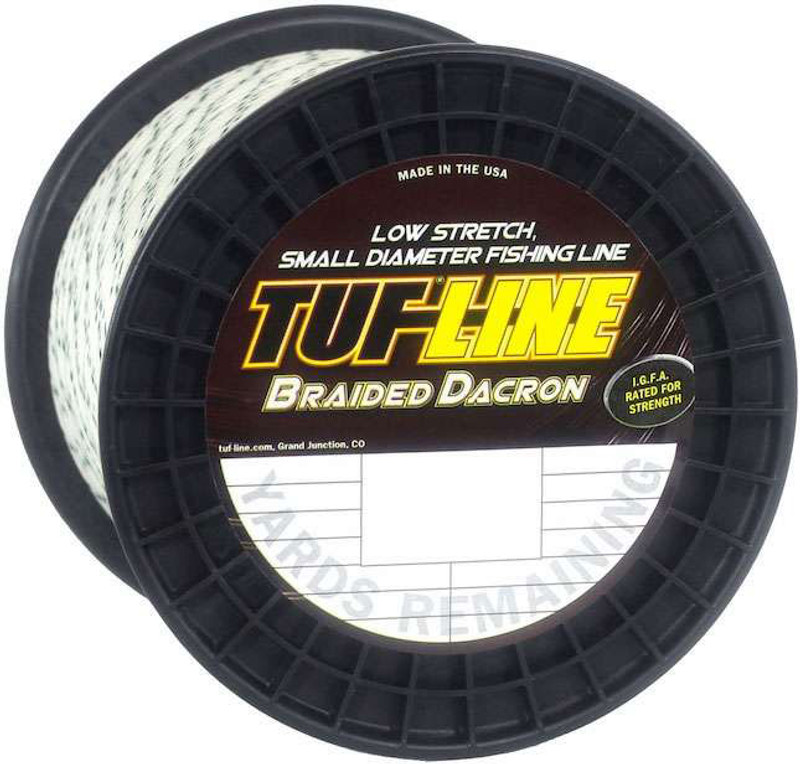 TUF-LINE 100 Lb. Braided Dacron - 1,200 Yards Black