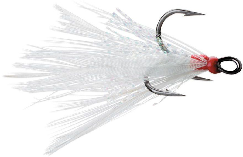 VMC Dressed X-Rap Treble Hook - White - #2