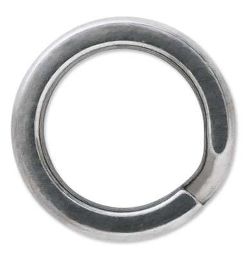 Heavy Duty Stainless Steel Split Rings - #5 - 100 lb, 10 pk.