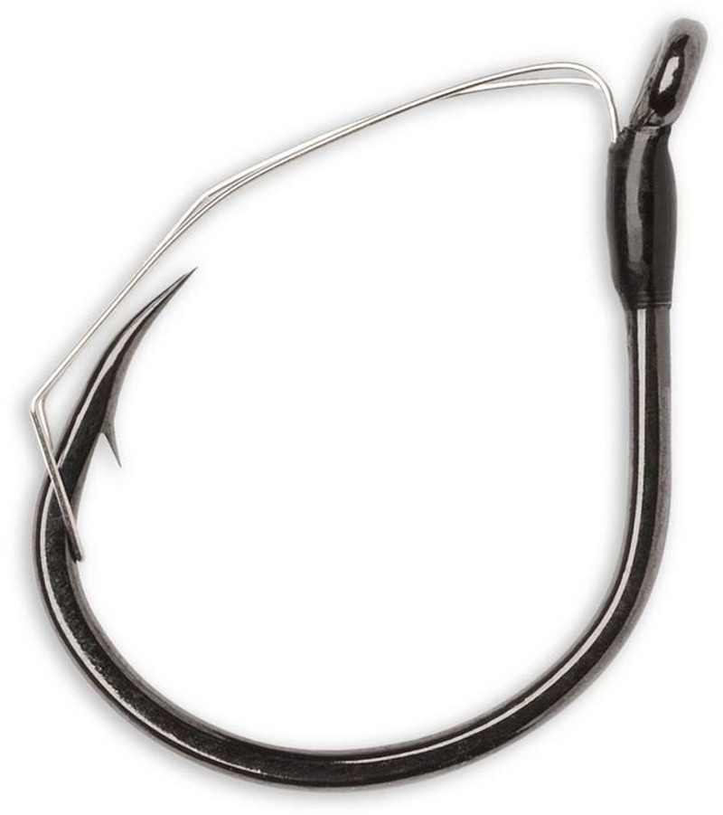 VMC NK Finesse Neko Hook, Size 1, Black Nickel - 5 Pack